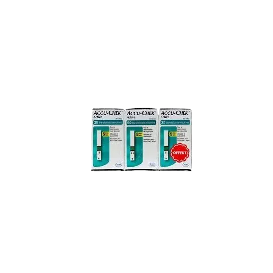 accu chek active bandelettes boite/100 pour Produits Paramédicaux