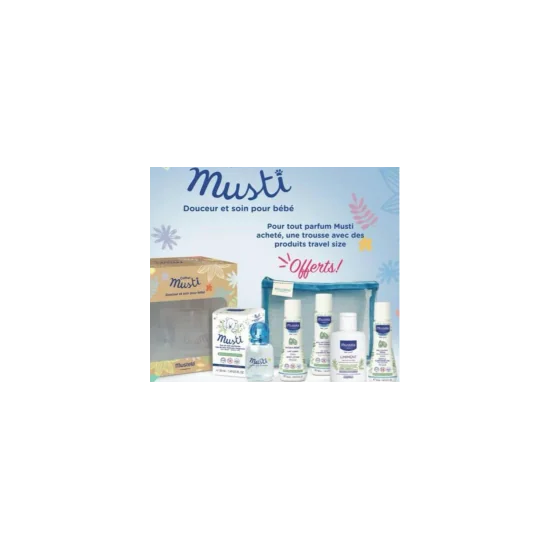 MUSTELA Coffret Musti+Produits Travel Size pour Maman et bébé