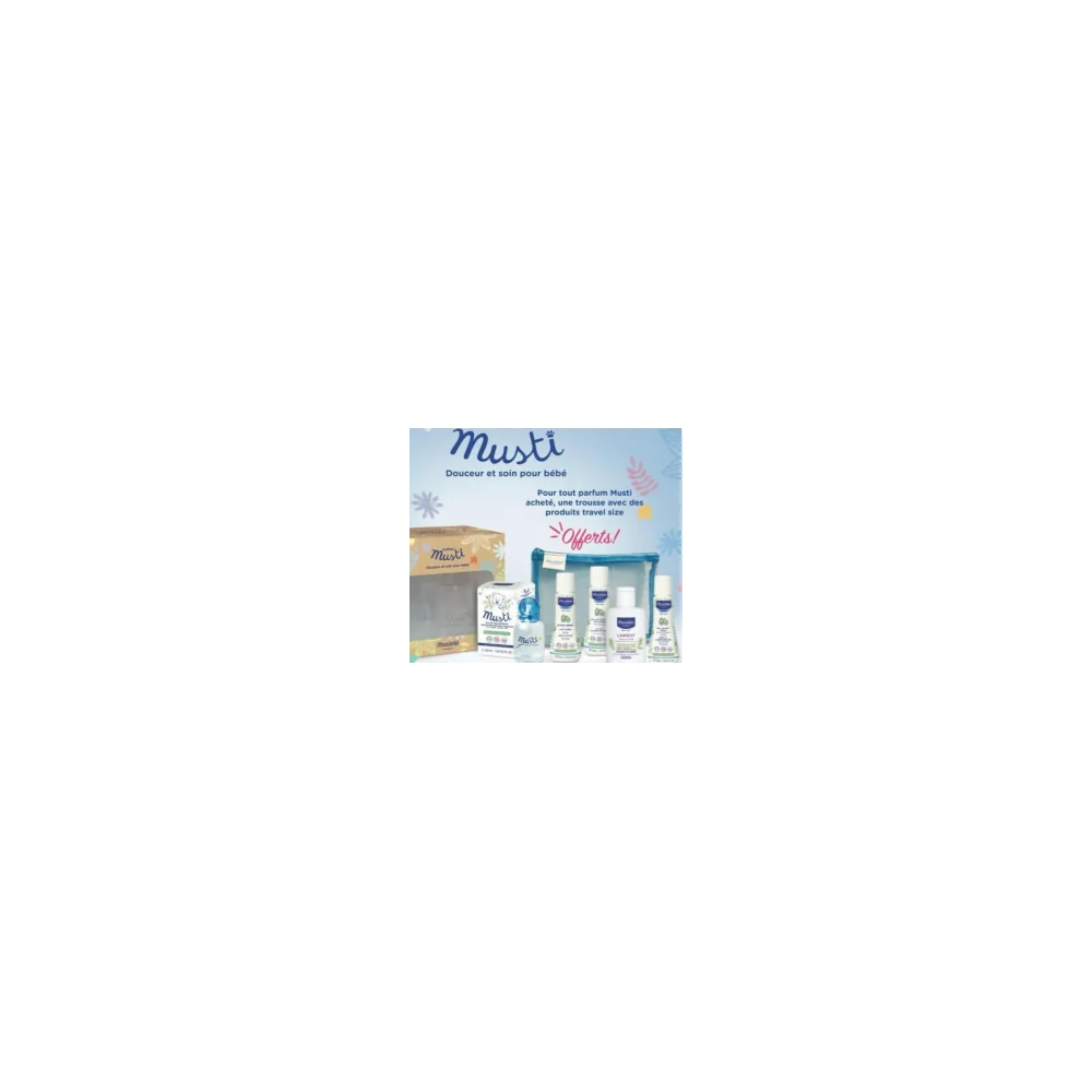 MUSTELA Coffret Musti+Produits Travel Size pour Maman et bébé