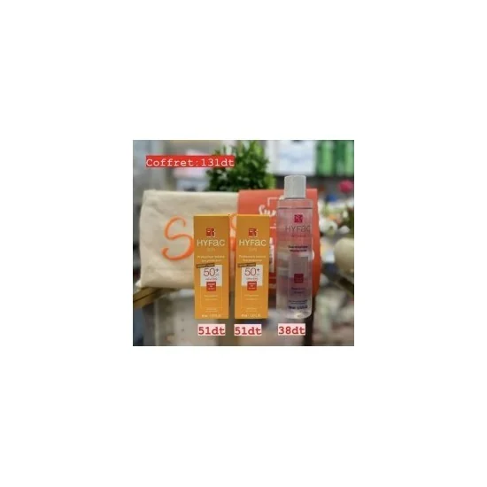 Coffret Hyfac: Lot 2 Ecran teinté 40ml + Eau micellaire 200ml pour ...