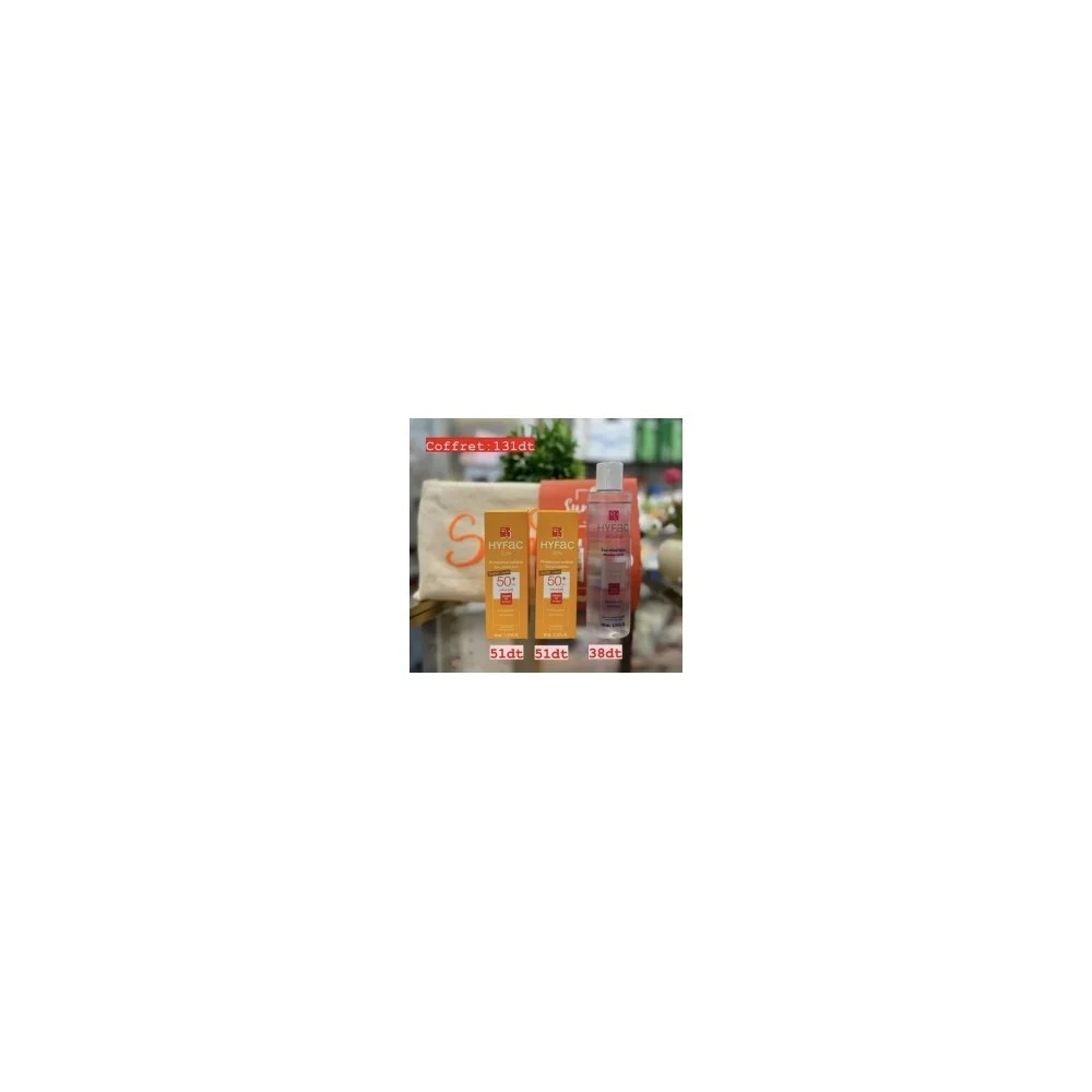 Coffret Hyfac: Lot 2 Ecran teinté 40ml + Eau micellaire 200ml pour ...