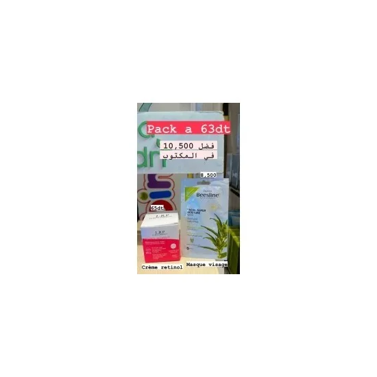 PROMO MASQUE VISAGE BEESLINE + CREME RETINOL LRP pour Femmes