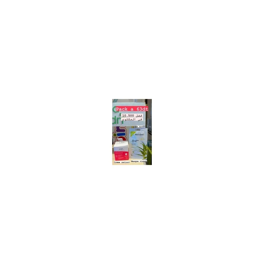 PROMO MASQUE VISAGE BEESLINE + CREME RETINOL LRP pour Femmes