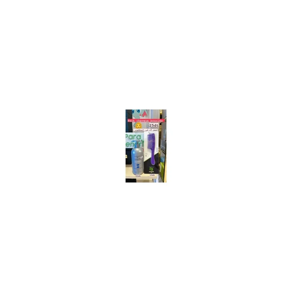 PROMO SHAMPOOING BYPHASSE BOUCLES RESSORTS + PEIGNE CHEVEUX pour Fe...