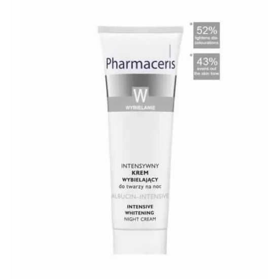 Pharmaceris W Albucin intensive crème de nuit pour Beauté
