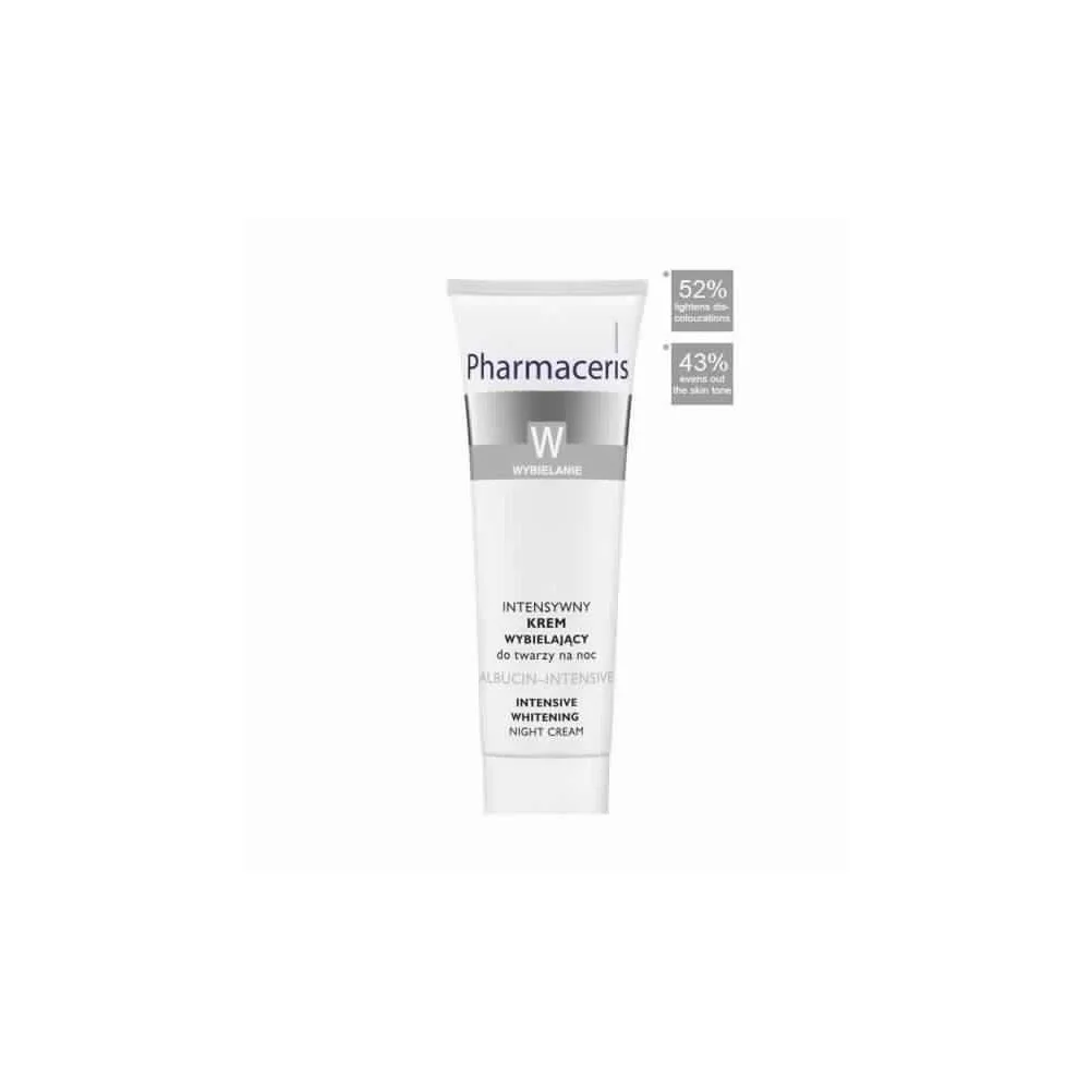 Pharmaceris W Albucin intensive crème de nuit pour Beauté