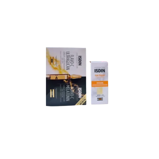 ISDIN FLAVO-C JOUR ET NUIT + ISDIN ECRAN AGE REPAIR pour Accueil