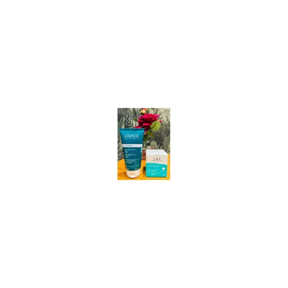 LRP CREME HYDRATENTE VIT B3 + URIAGE HYSEAC GEL NETTOYANT pour Accueil
