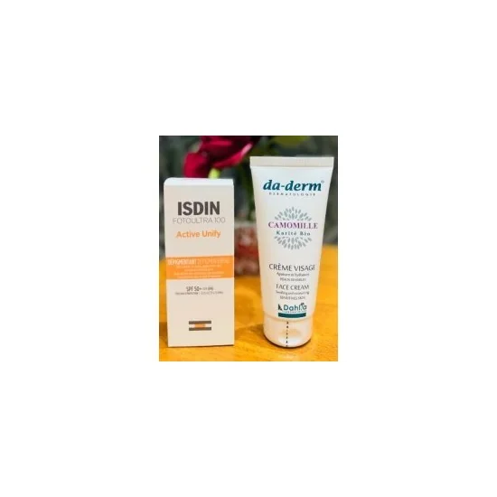 ISDIN Active Unify Fusion Fluid ECRAN SPF 50+ + DADERM VISAGE OFFER...