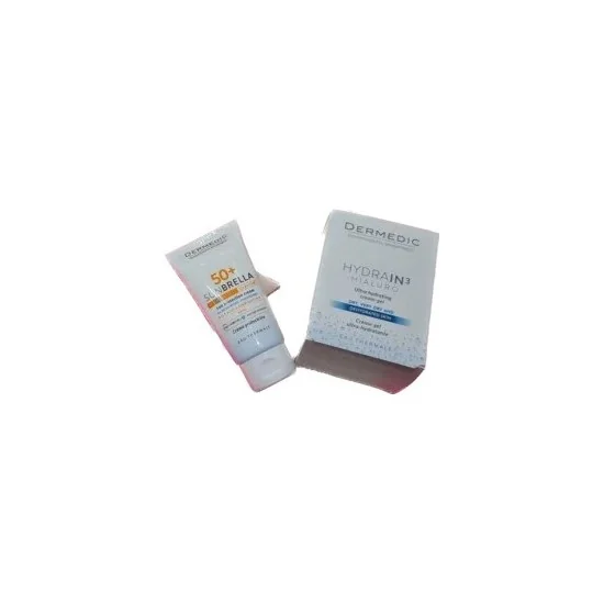 Dermedic coffret écran sunbrella + crème gel hydratante pour Accueil
