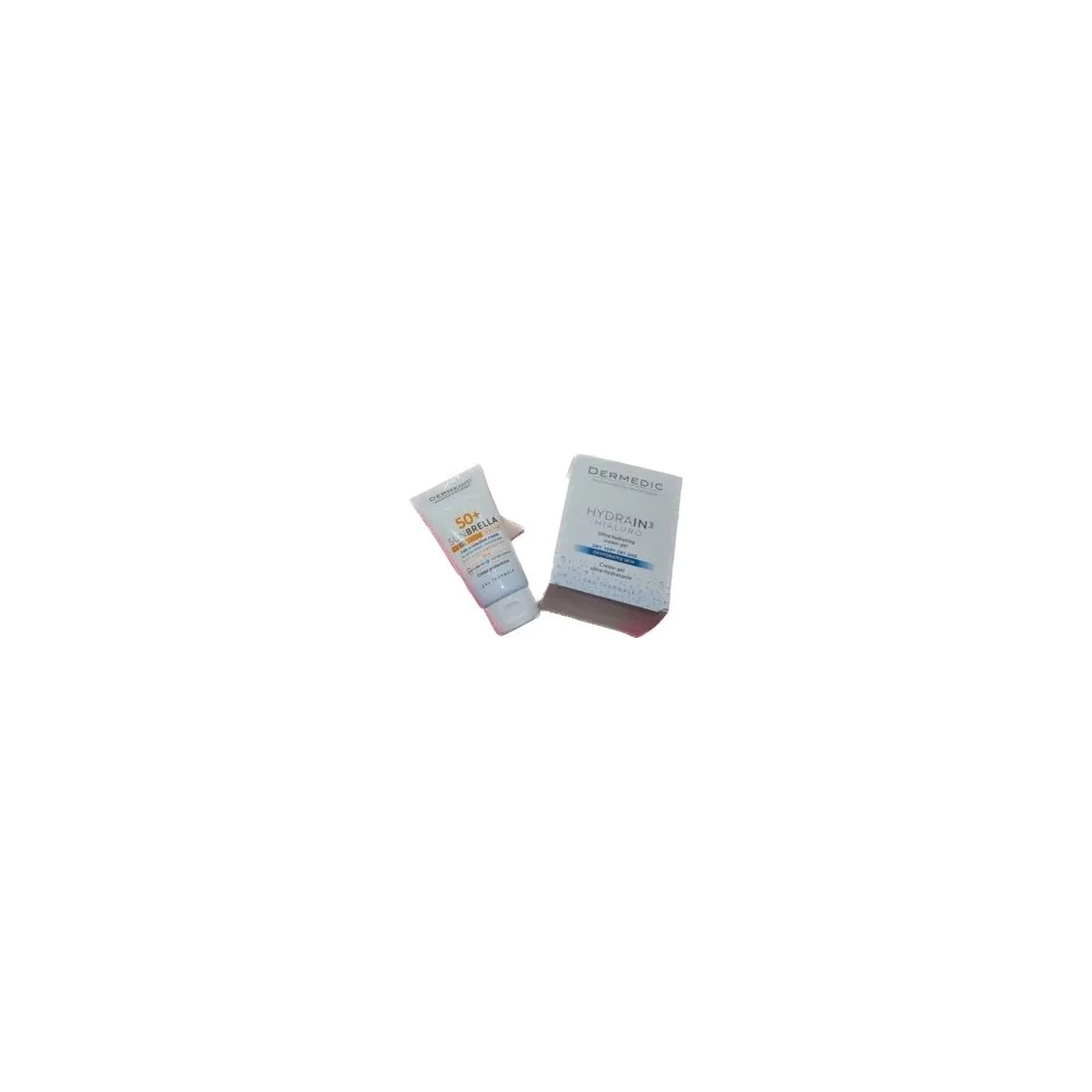 Dermedic coffret écran sunbrella + crème gel hydratante pour Accueil