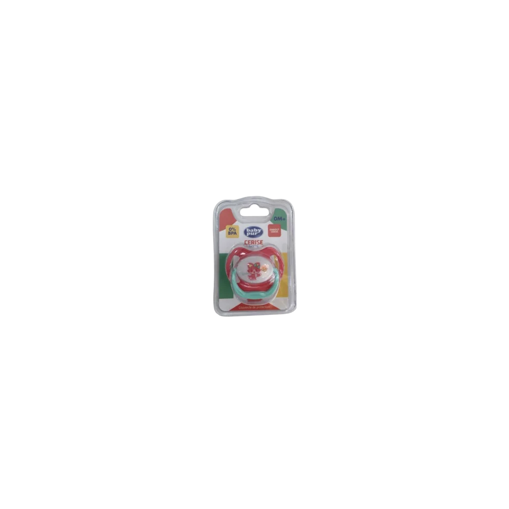 BABY PUR - SUCETTE CERISE +0MOIS pour Maman et bébé