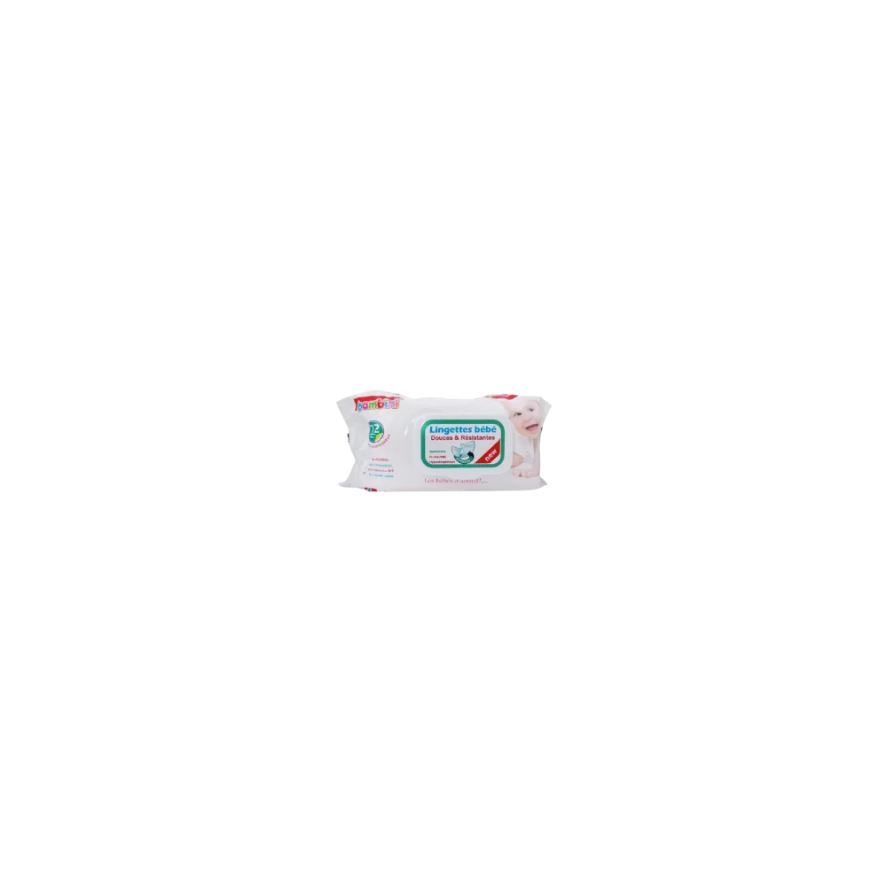 BAMBINI - LINGETTES BEBE DOUCES ET RESISTANTES 72PIECES pour Accueil