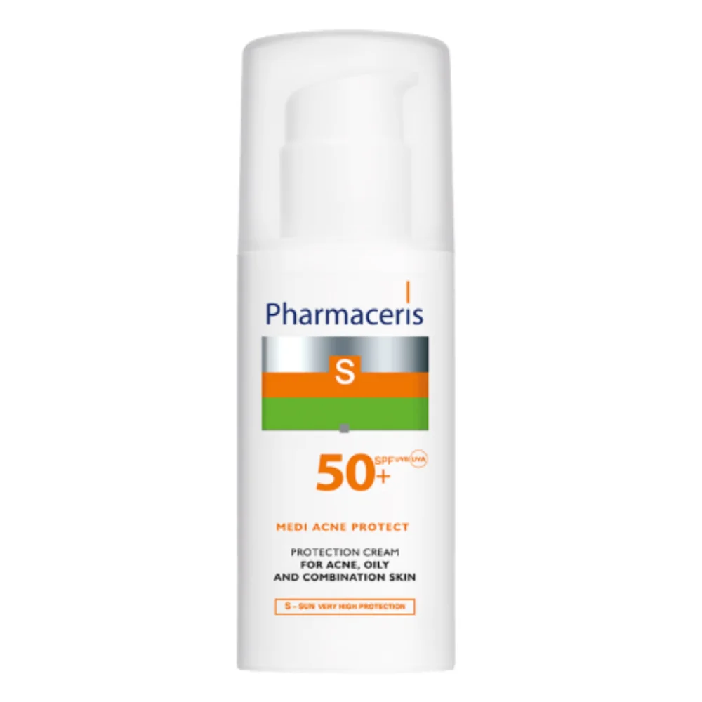 PHARMACERIS S MEDI ACNE PROTECT CRÈME SPF50+ PEAU ACNÉIQUE 50ML pou...