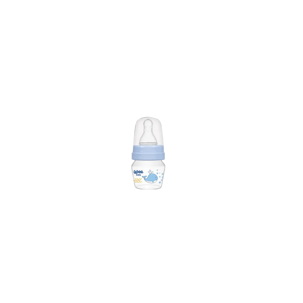 WEE BABY - MINI BIBERON TRANSITION EN PLASTIQUE 0-6MOIS 30 ML pour ...