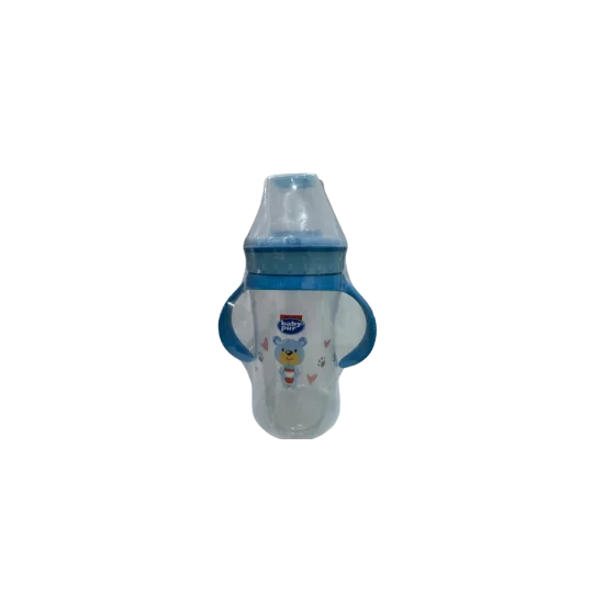 BABY PUR - BIBERON PP LARGE COUVERCLE TORSADE ET ANSES 250ML pour M...