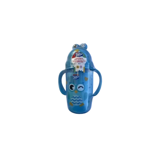 BABY PUR - TASSE LUDIQUE AVEC PAILLE ET DOUBLE ANSE 360ML pour Mama...