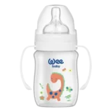 WEE BABY - BIBERON COL LARGE PP AVEC POINGEE 0-6MOIS 150 ML pour Ma...
