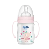 WEE BABY - BIBERON COL LARGE PP AVEC POINGEE 0-6MOIS 150 ML pour Ma...