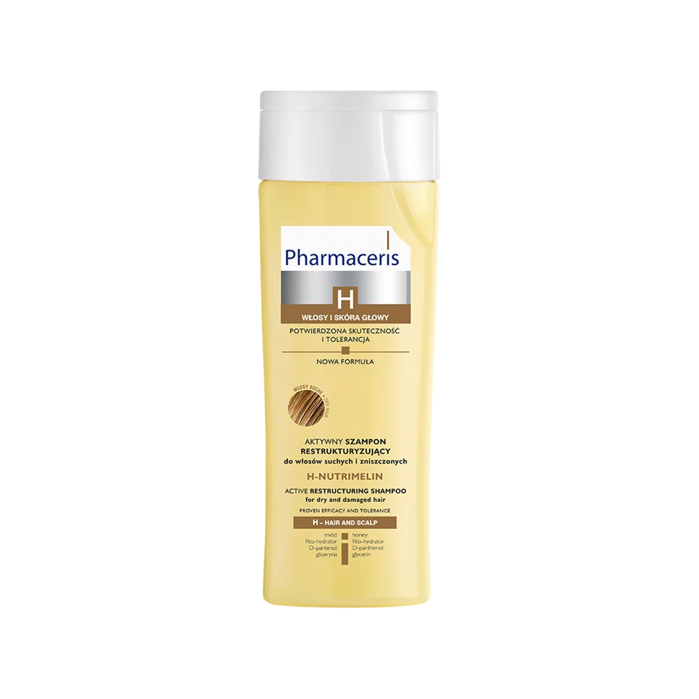 PHARMACERIS h SHAMPOOING H-NUTRIMELIN CHEVEUX SECs ET ABÎMES pour B...