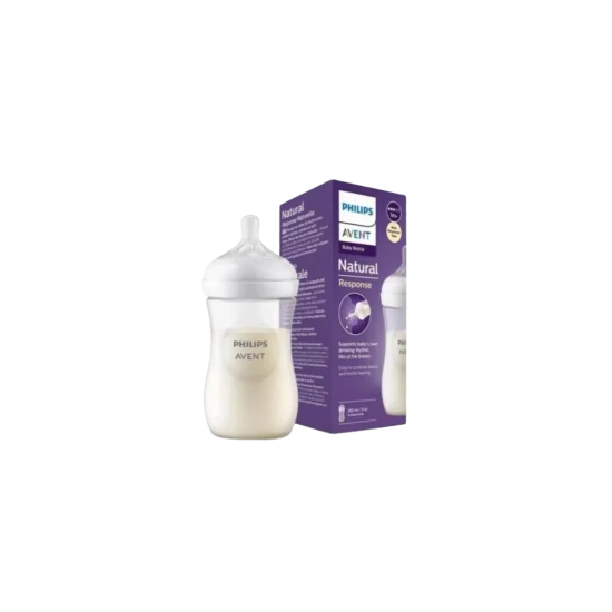 AVENT - BIBERON NATURAL RESPONSE +1MOIS 260ML pour Maman et bébé
