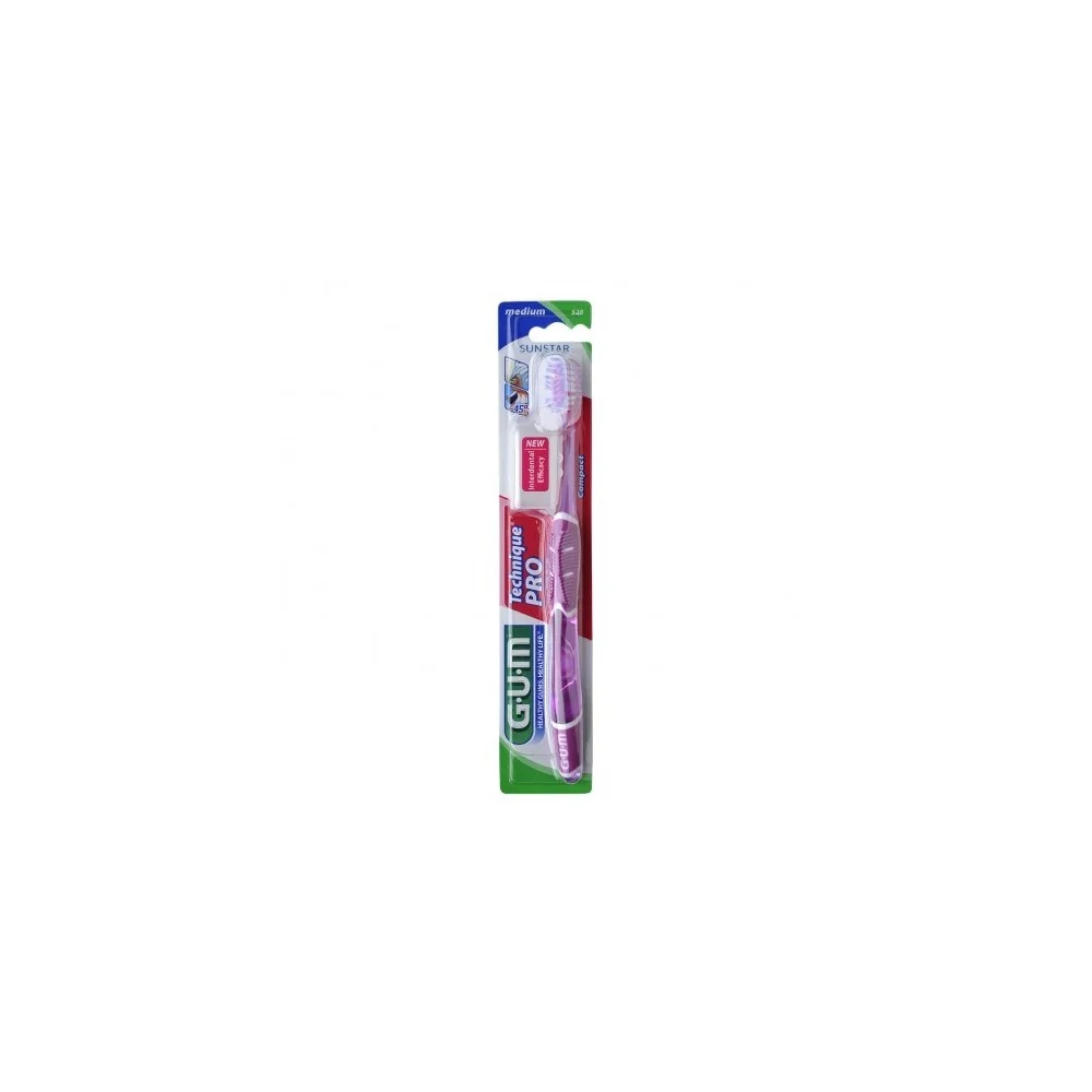GUM Brosse à Dents Technique Pro Medium 528 pour Beauté