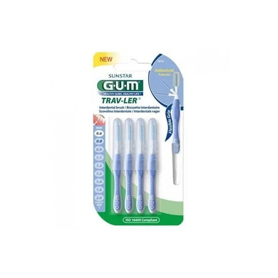 GUM BROSSETTE 1312 INTERDENTAIRE x4 pour Beauté