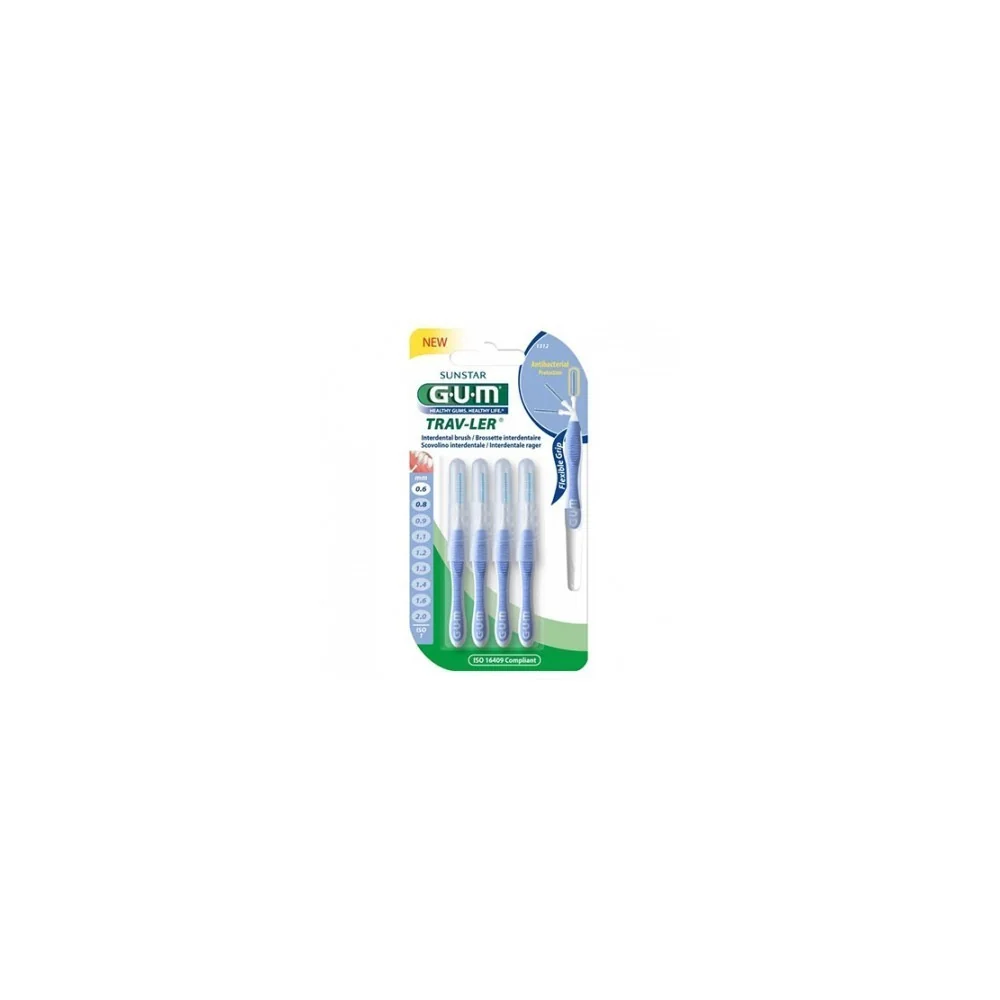 GUM BROSSETTE 1312 INTERDENTAIRE x4 pour Beauté