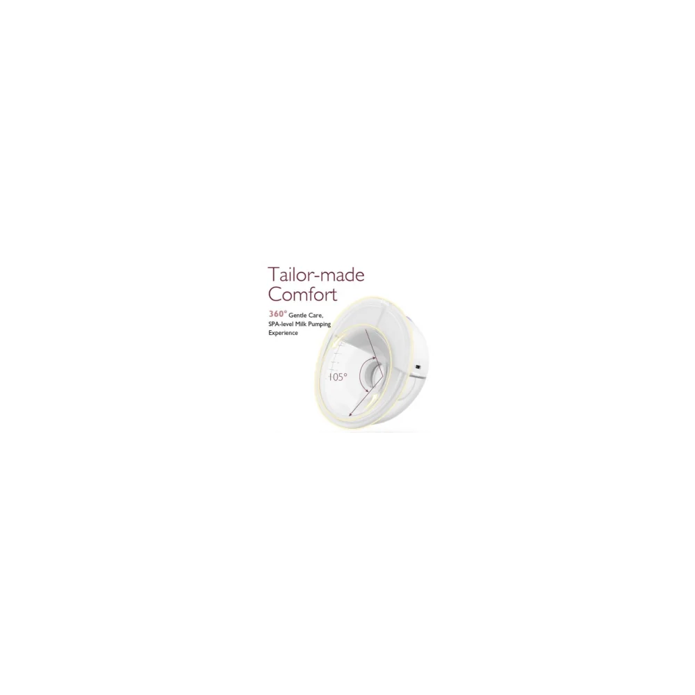Momcozy - M5 Tire-lait Mains Libres - Inclus 4 Tailles pour Maman e...