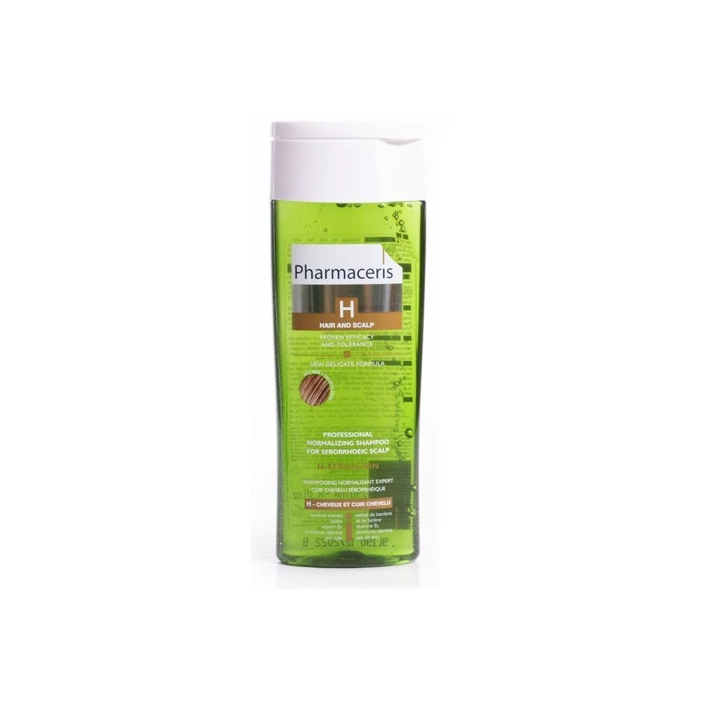 PHARMACERIS - SHAMPOOING H-SEBOPURIN CHEVEUX GRAS 250ML pour Beauté