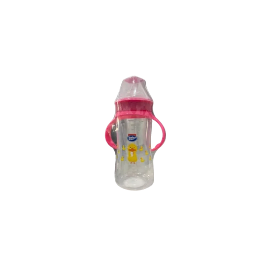 BABY PUR - BIBERON PP MAXI LARGE AVEC ANSES ET COUVERCLE TORSADE 36...