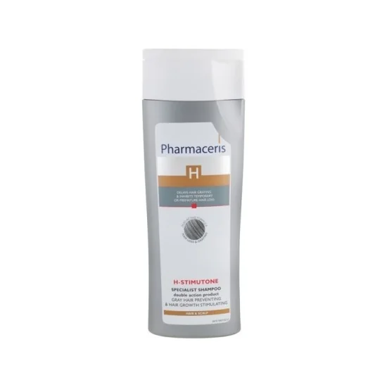 PHARMACERIS H SHAMPOOING H-STIMUTONE ANTI-CHEVEUX GRIS Et ACCÉLÉRAT...