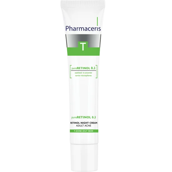 PHARMACERIS T CRÈME DE NUIT pureRETINOL 0.3 ANTI-ACNE 40ML pour Beauté