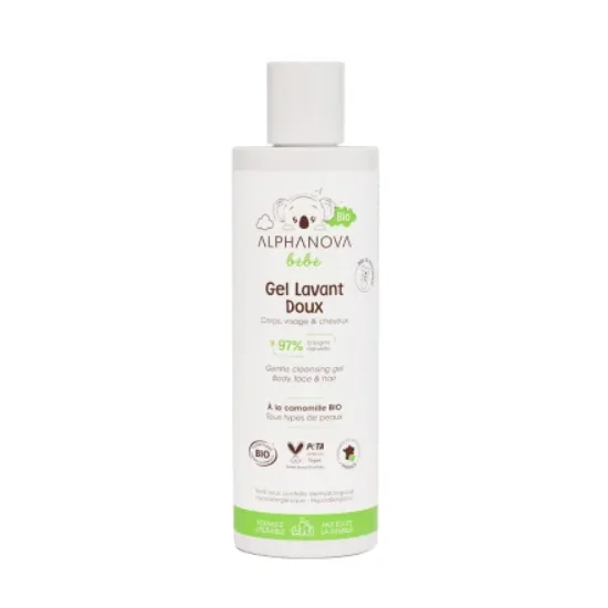 ALPHANOVA - GEL LAVANT DOUX BEBE 200ML pour Accueil