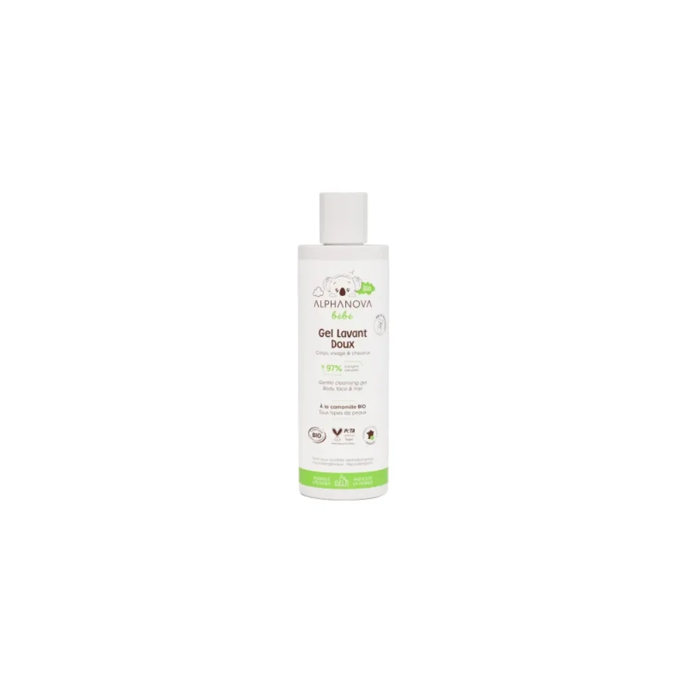 ALPHANOVA - GEL LAVANT DOUX BEBE 200ML pour Accueil