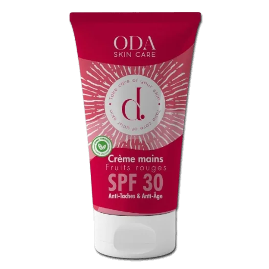 ODA - CREME MAINS SPF 30 FRUITS ROUGES 50ML pour Hygiene des mains