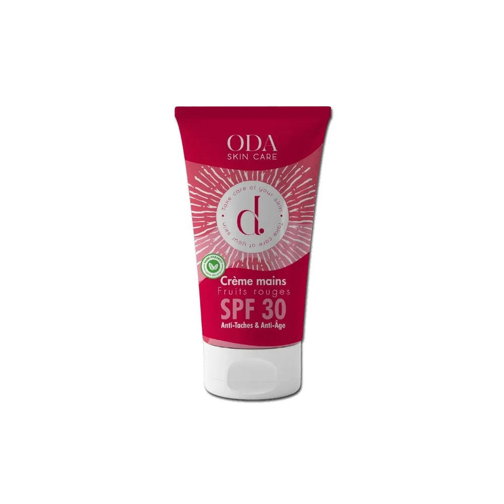 ODA - CREME MAINS SPF 30 FRUITS ROUGES 50ML pour Hygiene des mains