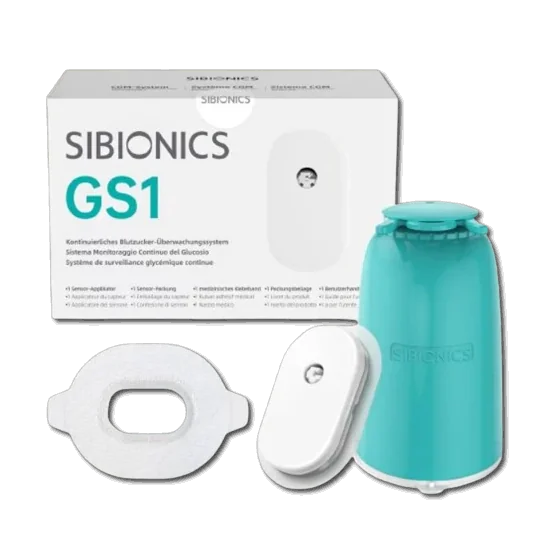 SIBIONICS GS1 - SYSTEME DE SURVEILLANCE DU GLUCOSE pour Accueil