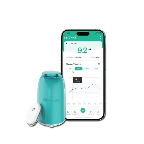 SIBIONICS GS1 - SYSTEME DE SURVEILLANCE DU GLUCOSE pour Accueil
