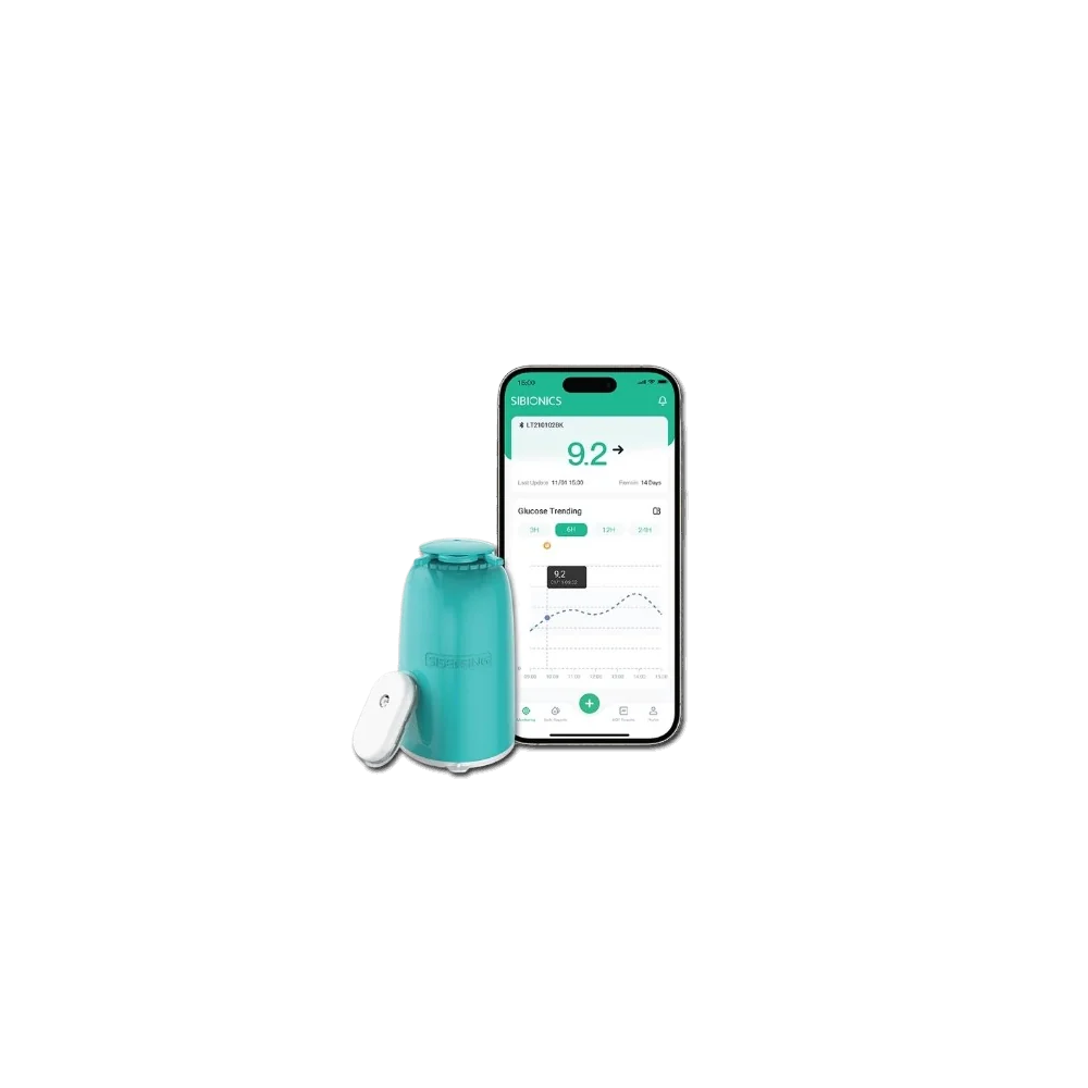 SIBIONICS GS1 - SYSTEME DE SURVEILLANCE DU GLUCOSE pour Accueil
