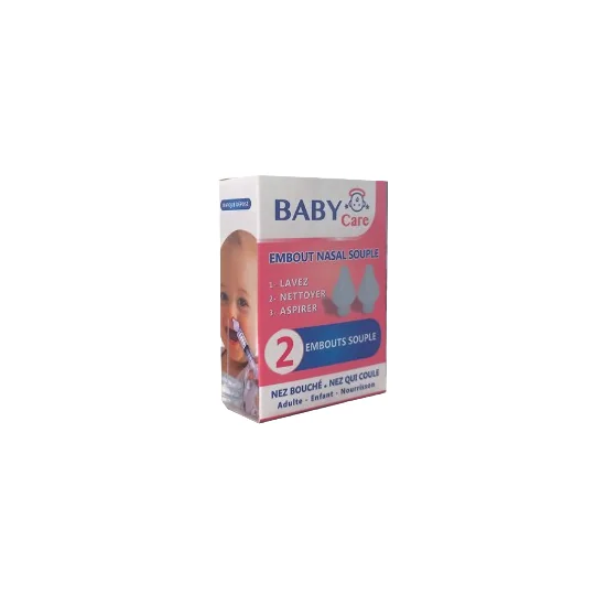 BABY CARE - EMBOUTS NASALES SOUPLES +6MOIS (2 PIECES) pour Accueil