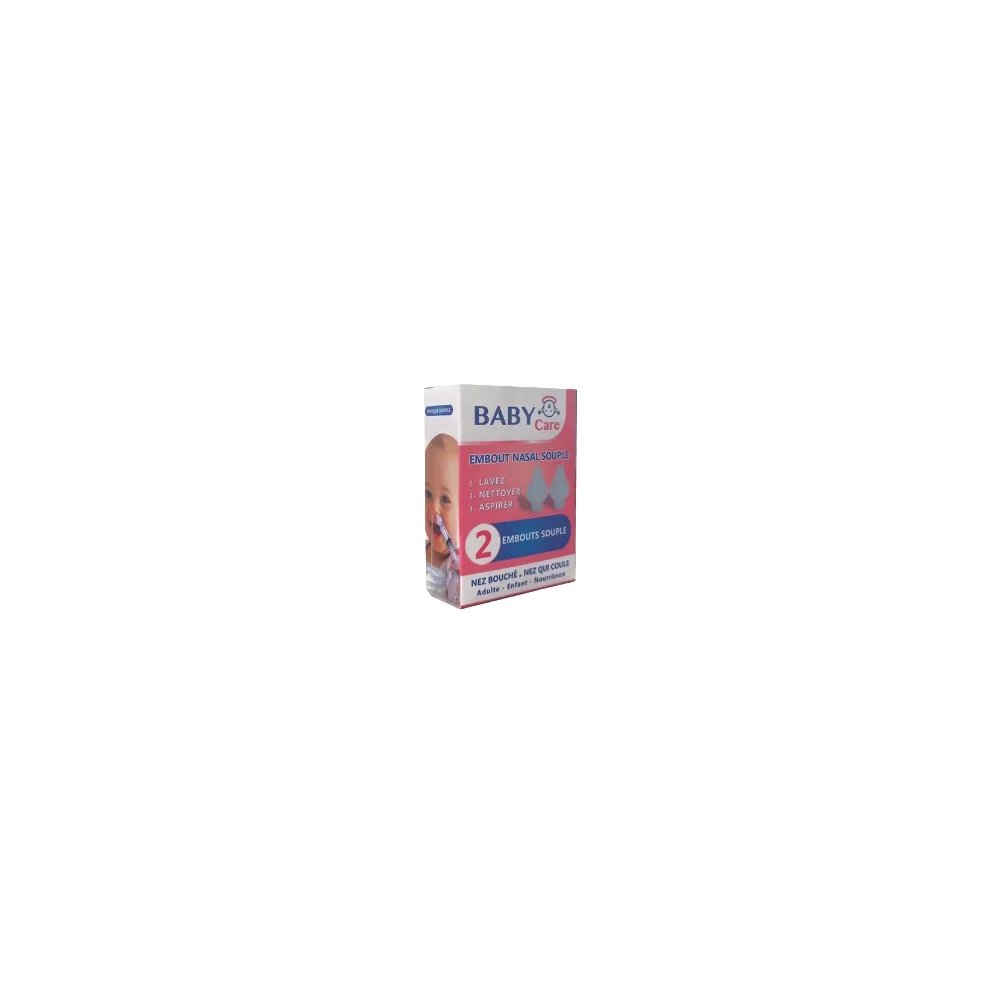 BABY CARE - EMBOUTS NASALES SOUPLES +6MOIS (2 PIECES) pour Accueil
