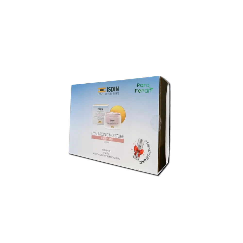 ISDIN - COFFRET : CREME HYDRATANTE PEAUX SENSIBLES 50G + EAU MICELL...
