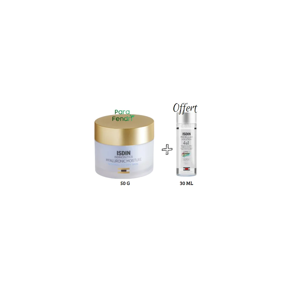 ISDIN - COFFRET : CREME HYDRATANTE PEAUX NORMALES A SECHES 50G + EA...