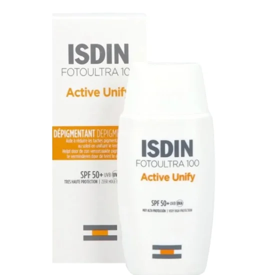 ISDIN - ACTIVE UNIFY FUSION FLUID ECRAN SPF 50+ pour Hommes