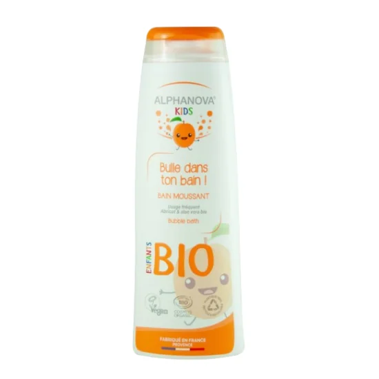 ALPHANOVA KIDS - GEL LAVANT BIO ABRICOT 250ML pour Maman et bébé