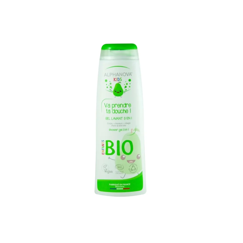 ALPHANOVA KIDS - GEL LAVANT BIO POIRE 250ML pour Maman et bébé