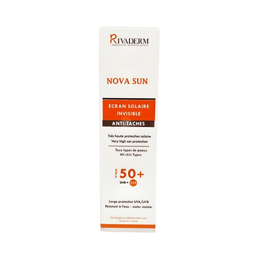 RIVADERM NOVA SUN - ECRAN SOLAIRE INVISIBLE SPF50+ pour Solaire