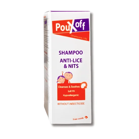 XEN POUX OFF - SHAMPOING ANTI POUX ET LENTES 100ML + PEINGNE GRATUI...