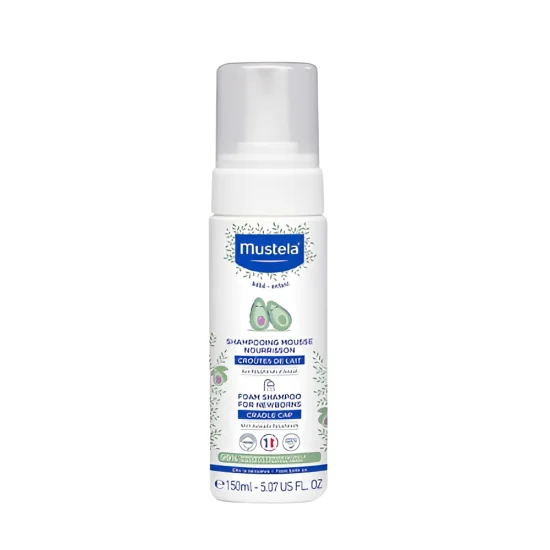 MUSTELA - SHAMPOOING MOUSSE NOURRISSON CROUTES DE LAIT150 ML pour M...